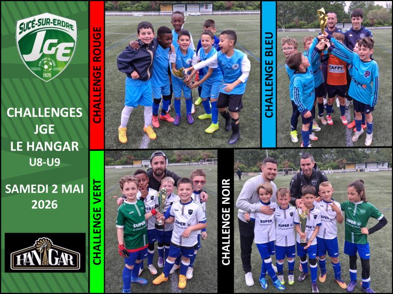 4 vainqueurs aux Challenges JGE Le Hangar