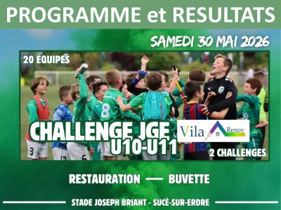 Résultats des Challenges JGE U10-U11 Vila Renov