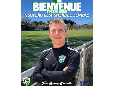 Vincent Guais, nouveau Responsable Seniors