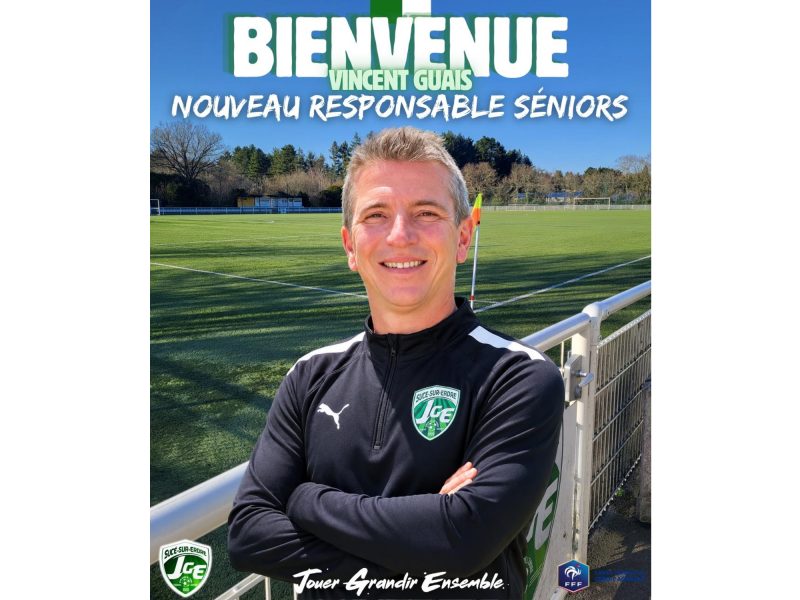 Vincent Guais, nouveau Responsable Seniors